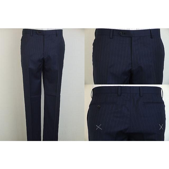 【YA体】【A体】【AB体】【日本製】【春夏秋物】【SCABAL スキャバル 〜super120´s】スタイリッシュタイプ 2ボタンシングルスーツ/ストライプ系/無地系の画像