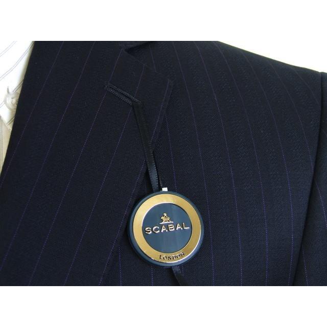 【YA体】【A体】【AB体】【日本製】【春夏秋物】【SCABAL スキャバル 〜super120´s】スタイリッシュタイプ 2ボタンシングルスーツ/ストライプ系/無地系の画像