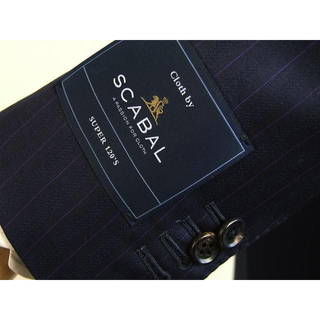 【YA体】【A体】【AB体】【日本製】【春夏秋物】【SCABAL スキャバル 〜super120´s】スタイリッシュタイプ 2ボタンシングルスーツ/ストライプ系/無地系の画像
