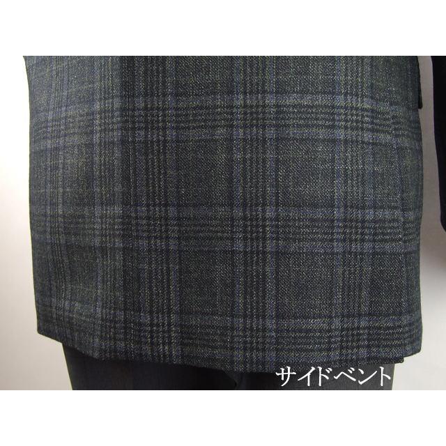 ベーシックタイプジャケット【AB体】【BB体】【秋冬春】【Loropiana ロロピアーナ〜SILK AIR】グレー系チェック/ブラウン系チェック｜masutani｜06