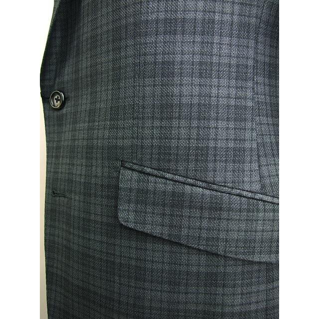 スタイリッシュタイプ ジャケット【A体】【AB体】【BB体】【春夏秋】【Ermenegildo Zegna ゼニア〜TRAVELLER】青紺/グレー/チェック柄の画像