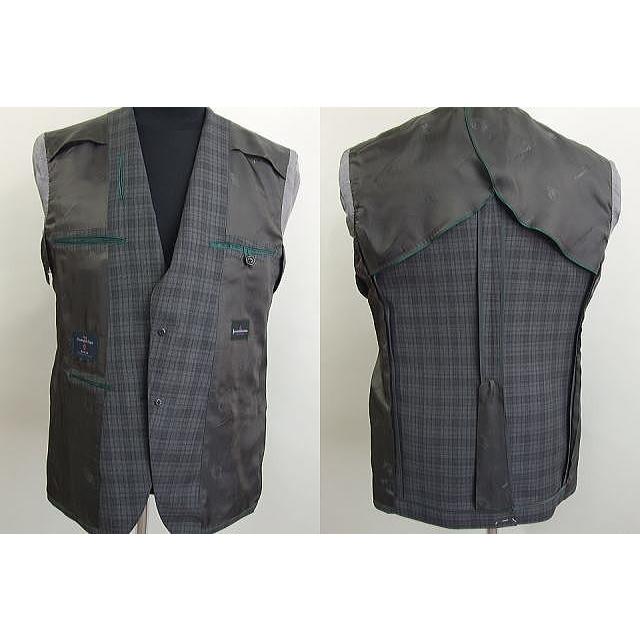 スタイリッシュタイプ ジャケット【A体】【AB体】【BB体】【春夏秋】【Ermenegildo Zegna ゼニア〜TRAVELLER】青紺/グレー/チェック柄の画像