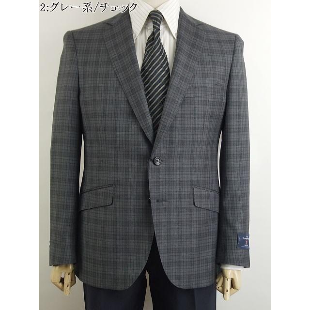 スタイリッシュタイプ ジャケット【A体】【AB体】【BB体】【春夏秋】【Ermenegildo Zegna ゼニア〜TRAVELLER】青紺/グレー/チェック柄の画像