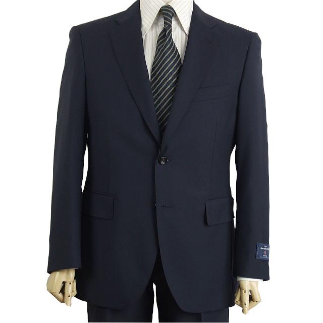 【AB体】【BB体】【Ermenegildo Zegna エルメネジルドゼニア〜TROPICAL】【春夏秋】セミスタイリッシュタイプ 2ボタンシングルスーツ#紺無地の画像
