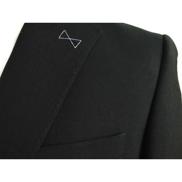 礼服【A体】【AB体】【BB体】【Ermenegildo Zegna エルメネジルドゼニア〜DEEP BLACK】【オールシーズン】セミスタイリッシュタイプ フォーマルスーツ#黒無地の画像