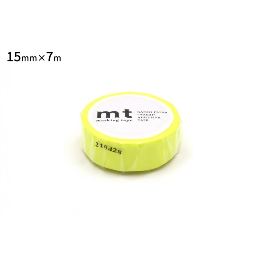 マスキングテープ Mt マステ 単色 国内発送 Mt01p228r 1p ショッキングイエロー 7m巻