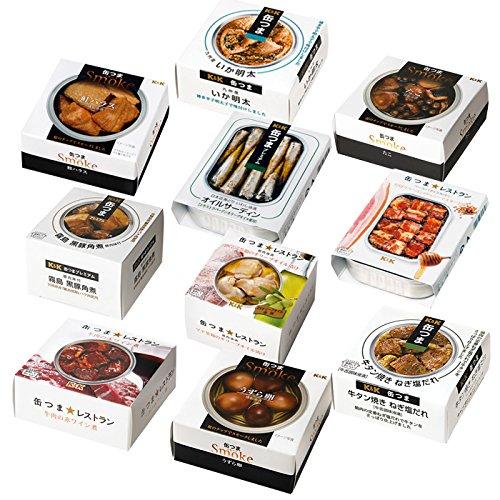 缶つま 缶づめ 10種類10食 詰合せセット（国分 k&k） : Masters Mart