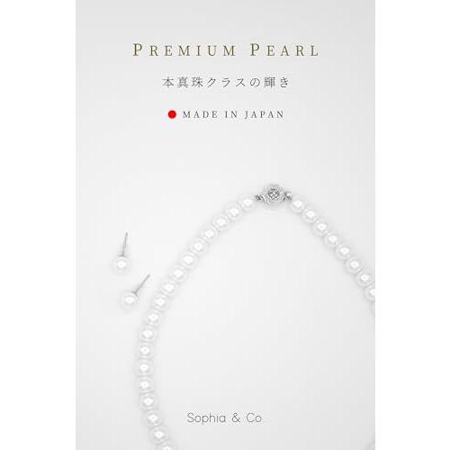 Sophia & Co] パール ネックレス 真珠 花珠級 国産プレミアムパール 冠