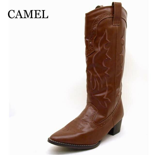 クリアランス】カヴール CAVOUR ウエスタンブーツ 8831 ミドル丈 合成