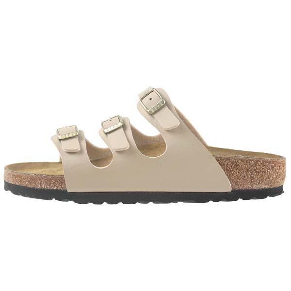 ビルケンシュトック BIRKENSTOCK Florida 1029265 フロリダ サンダル サンドキャッスル コンフォート 三本ベルト シンプル かわいい レディース 送料無料の画像