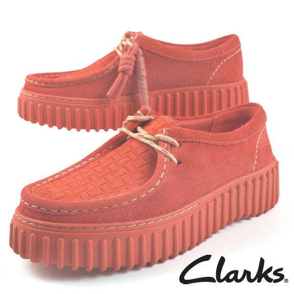 23cm【箱付美品】Clarks トーヒルビー ワラビー Clarks（クラークス） Clarks Torhill Bee トーヒルビー ワラビー 厚底