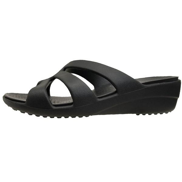 crocs sanrah strappy wedge sandal