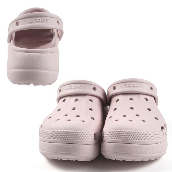 クロックス crocs BAYA PLATFORM CLOG 208186 バヤ プラットフォーム クロッグ 厚底 001 100 6PI クロッグ サンダル ジュニア/レディース 国内正規品 送料無料の画像