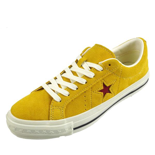 Converse One Star スエード スニーカー イエロー CONVERSE（コンバース） CONVERSE ONE STAR AGED SUEDE ワンスター