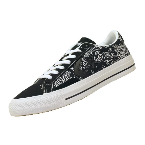 女性 コンバース CONVERSE SKATEBOARDING PRORIDE SK PS OX 1SC653 スケートボーディング プロライド オックス 黒ペイズリー｜masuya92｜07