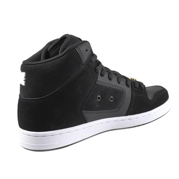 ディーシーシューズ DC Shoes MANTECA 4 HI DM005007 BKW マンテカ レザー ストリート バスケット ハイカット スケートボード スニーカー 黒 メンズ 送料無料｜masuya92｜05