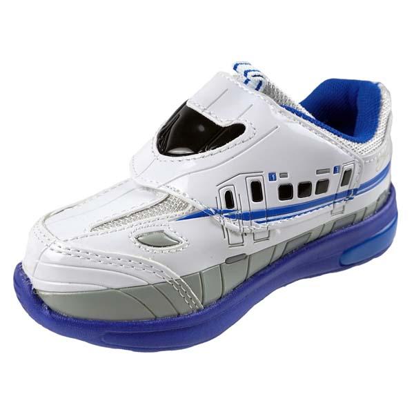 プラレール PLARAIL 光るスニーカー N700S系新幹線 運動靴 ベルクロ