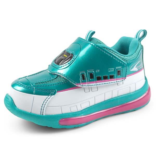 プラレール PLARAIL 光る靴 スニーカー 東北新幹線 はやぶさ 運動靴