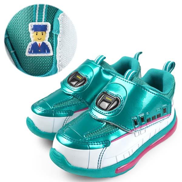 プラレール PLARAIL 光る靴 スニーカー 東北新幹線 はやぶさ 運動靴