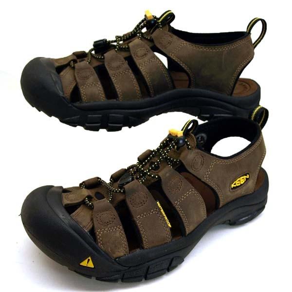 数量は多 キーン Keen Newport ニューポート Bison 茶 本革 アウトドアサンダル メンズ 人気絶頂 Bajawinescabo Com