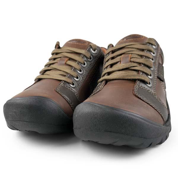 30％OFF】 キーン KEEN AUSTIN 1007722 オースティン 茶 本革 耐水性 