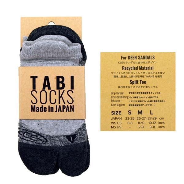 男女共用【2個までメール便可】キーン KEEN TABI SOCKS LO-CUT タビ ソックス ローカット 日本製 1026562 1026563 1026564 ユニセックス｜masuya92｜10