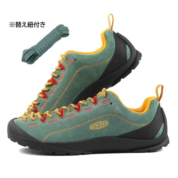 キーン KEEN JASPER ジャスパー 1028543 スエード 濃緑黄 リラックス アウトドア カジュアルスニーカー メンズ 送料無料｜masuya92｜06