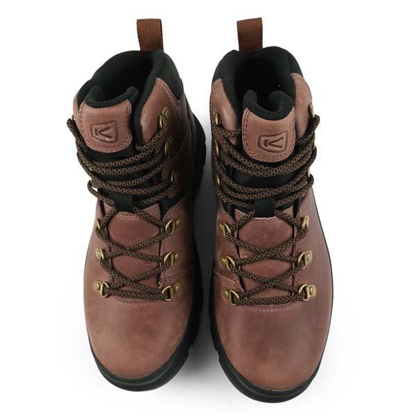 KEEN アウトドアブーツ 内ボア サイドジップ レザー 23cm ブラウン KEEN（キーン） ブーツ KOSA PYRENEES / コーサ ピレニーズ