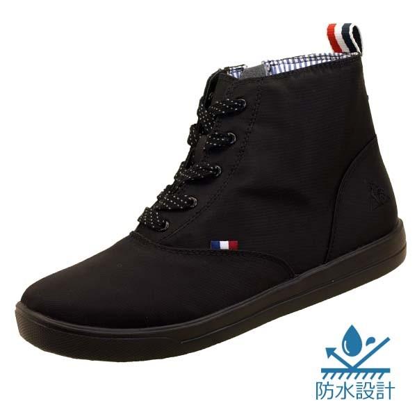 お歳暮 ルコック スポルティフ Le Coq Sportif テルナブーツ Sk Mid Ii Ql3njd00bk レインスニーカー 黒 レディース 希少 Www Muslimaidusa Org