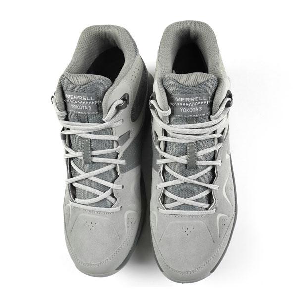 メレル MERRELL YOKOTA 3 MID WP ヨコタ ミッド J00003521 グレー 透湿・防水 ハイキングシューズ 登山靴 アウトドア ウォーキング カジュアル メンズ 送料無料_1