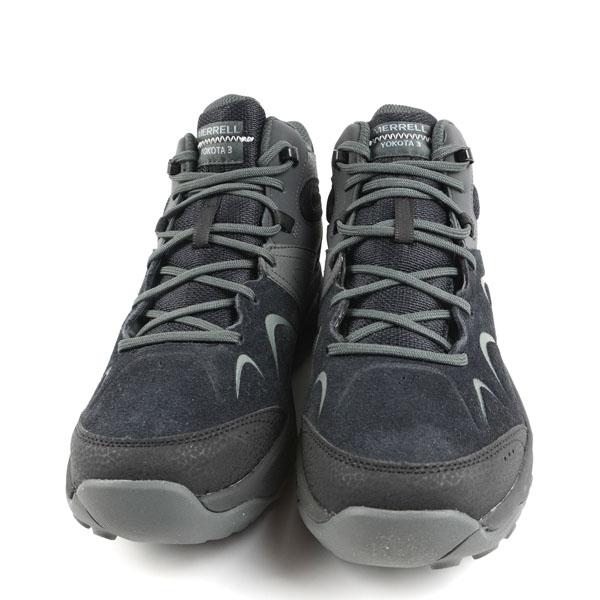 メレル MERRELL YOKOTA 3 MID WP ヨコタ ミッド J038437 黒 透湿・防水 ハイキングシューズ 登山靴 アウトドア ウォーキング カジュアル メンズ 送料無料_2