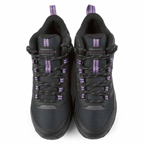 メレル MERRELL SPEED STRIKE 2 MID WP スピードストライク ミッド ウォータープルーフ J038274 黒 防水透湿 登山靴 トレッキング トレラン レディース 送料無料_1
