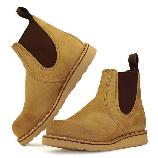 美品 USA製 希少 RED WING 3192 サイドゴアブーツ スエード RED WING SHOES レッドウィング/REDWING サイドゴアブーツ