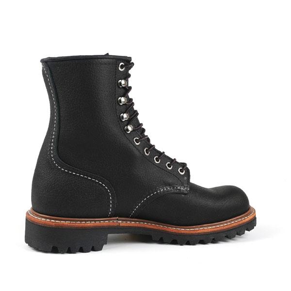 【保革用オイルプレゼント】レッドウィング RED WING 8-inch Logger Non-Steel Toe 4501 ブラック 8インチ ロガー ノン・スティールトゥ ビブラムソール メンズの画像