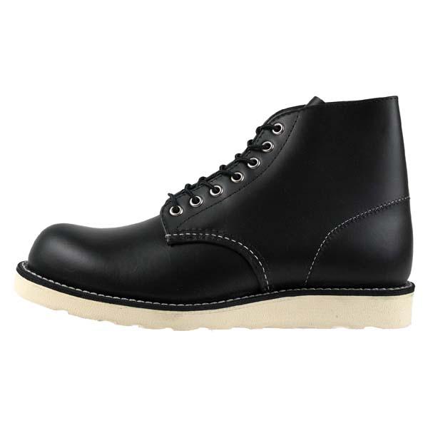 レッドウィング RED WING Classic Work 6-inch Round-Toe 8165 クラシックワーク 6インチ プレーン ラウンドトゥ アイリッシュセッター Black メンズの画像
