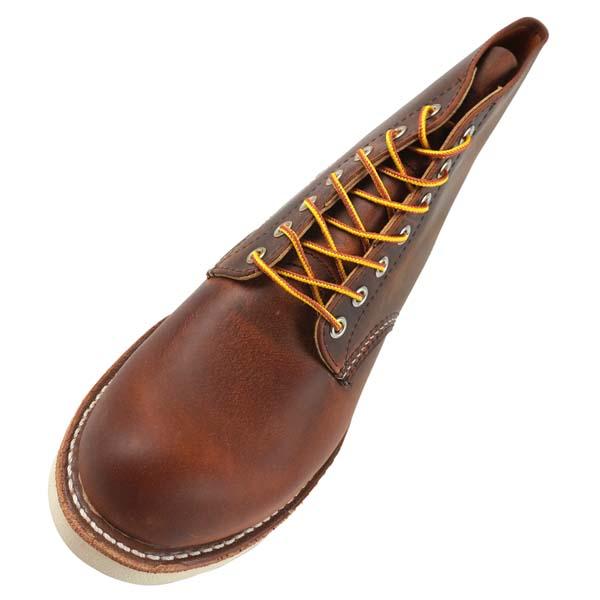 レッドウィング RED WING Classic Work/6 Round-Toe 9111 クラシックワーク 6インチ プレーン ラウンドトゥ Copper レディース/メンズの画像