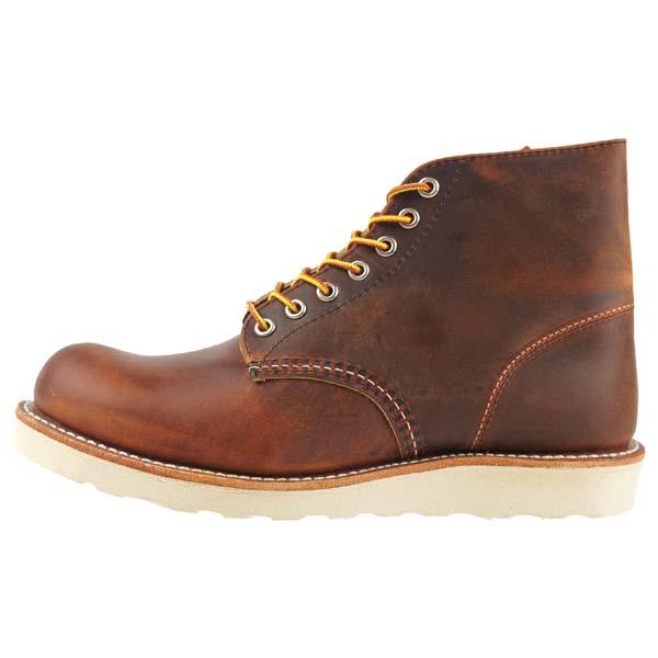 レッドウィング RED WING Classic Work/6 Round-Toe 9111 クラシックワーク 6インチ プレーン ラウンドトゥ Copper レディース/メンズの画像