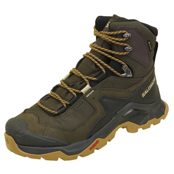 サロモン SALOMON QUEST ELEMENT GORE-TEX 472161 濃茶 ハイキング 縦走 登山靴 ゴアテックス 撥水 防水 レザー ハイカット トレッキングブーツ メンズ｜masuya92｜08