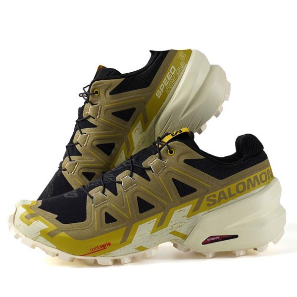 SALOMON（サロモン） SALOMON SPEEDCROSS 6 473015 黒緑黄 トレイル
