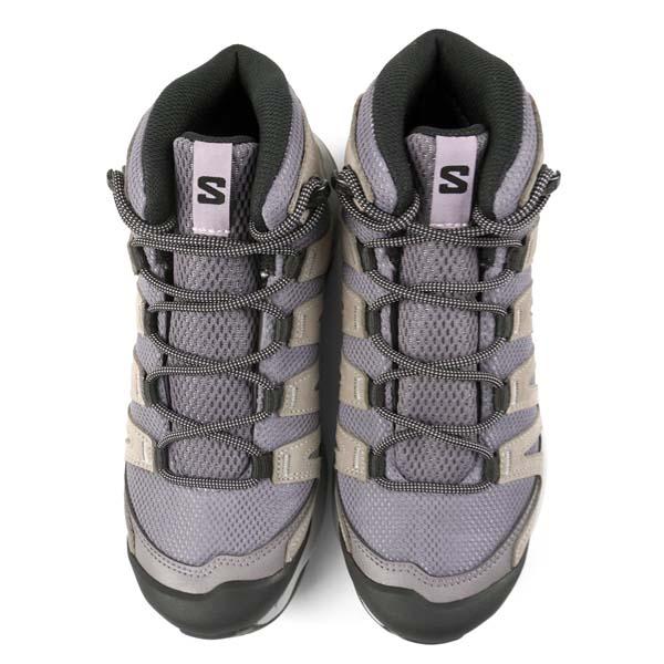 SALOMON サロモン X-ADVENTURE RECON MID GTX W 477534 レザー SALOMON サロモン X-ADVENTURE RECON MID GTX W 477534 レザー