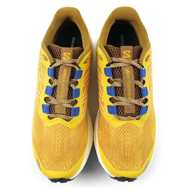 SALOMON（サロモン） SALOMON AERO BLAZE 3 GRVL 479742 黄青 グラベル