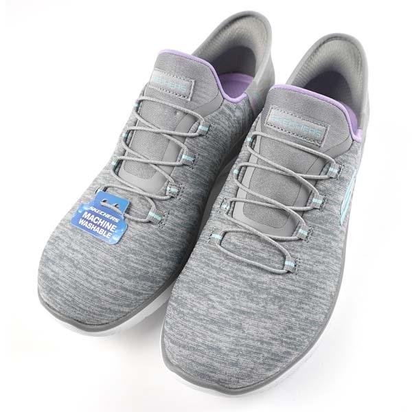 スケッチャーズ SKECHERS SLIP-INS SUMMITS-DAZZLING HAZE WIDE FIT 幅広 149937W BKMT GYMT スリップインズ ワイドフィット レディース 送料無料｜masuya92｜11