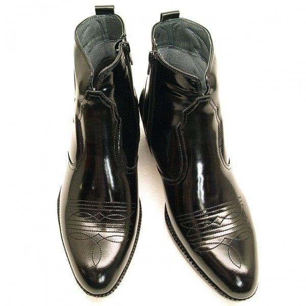 TEXAS VILLAGE テキサス ヴィレッジ ウエスタンブーツ ファスナー付