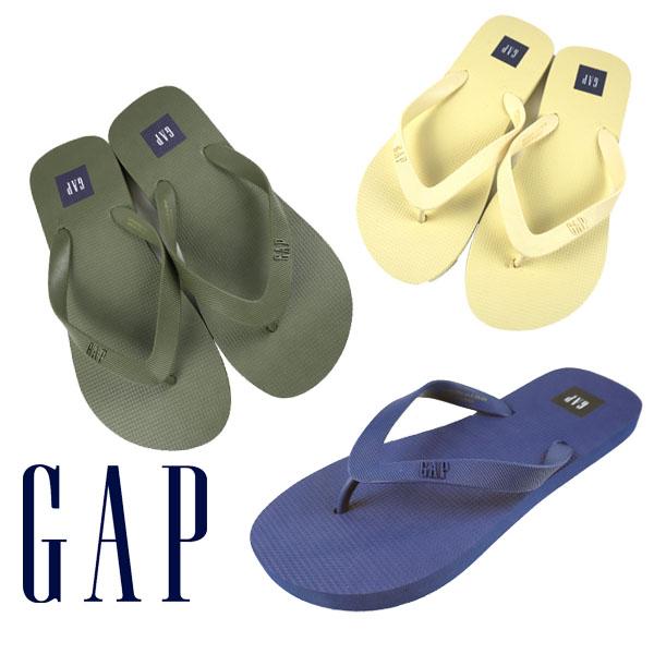 23cm~25cm ギャップ GAP ビーチサンダル GPU22324 ビーサン ロゴ 軽量 鼻緒 ブルー クリーム カーキ トング 潮干狩り