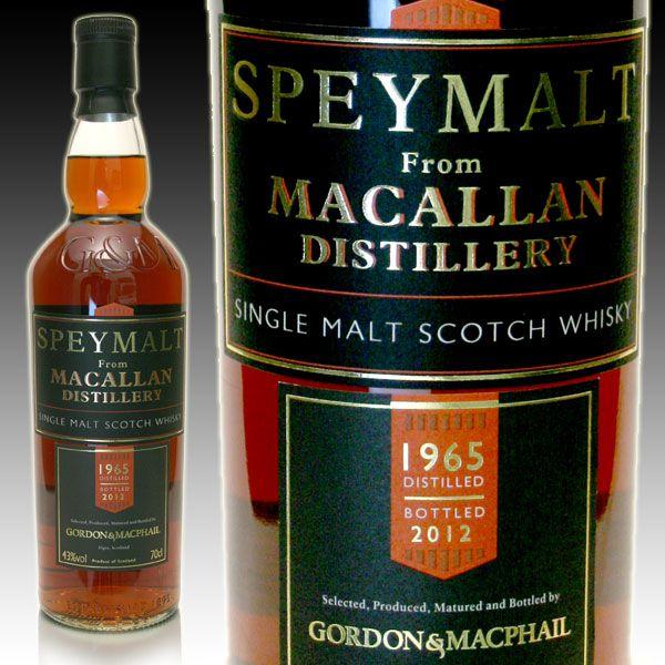 ゴードン＆マクファイル マッカラン 1965 43% 700ml ファーストフィルシェリーバット(75513円)