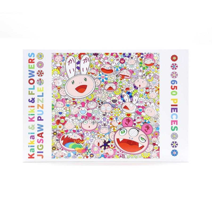 村上隆 Jigsaw Puzzle / Kaikai & Kiki & FLOWERS 650Peaces ジグソーパズル /カイカイとキキ フラワー 650pcs お花｜masyou-store｜02