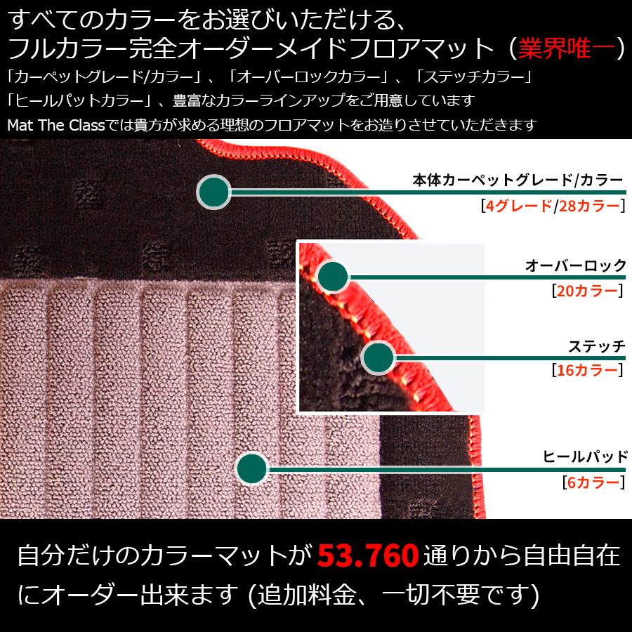 【ポイント5倍】ダイハツ ロッキー 200 210 系 1台分セット フロアマット カーマット【スポーツ】シリーズ フロアーマット 送料無料 日本製｜mat-theclass｜12