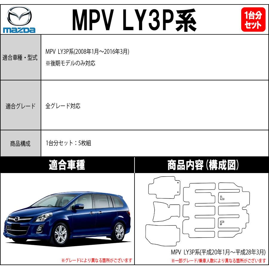 マツダ（Mazda） 【ポイント5倍】マツダ MPV LY3P系 後期モデル フロア 