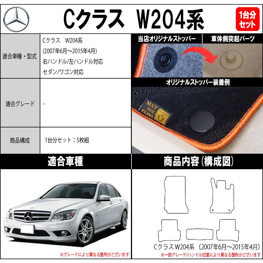 ポイント5倍】メルセデスベンツ Cクラス W204 系 1台分セット フロア 