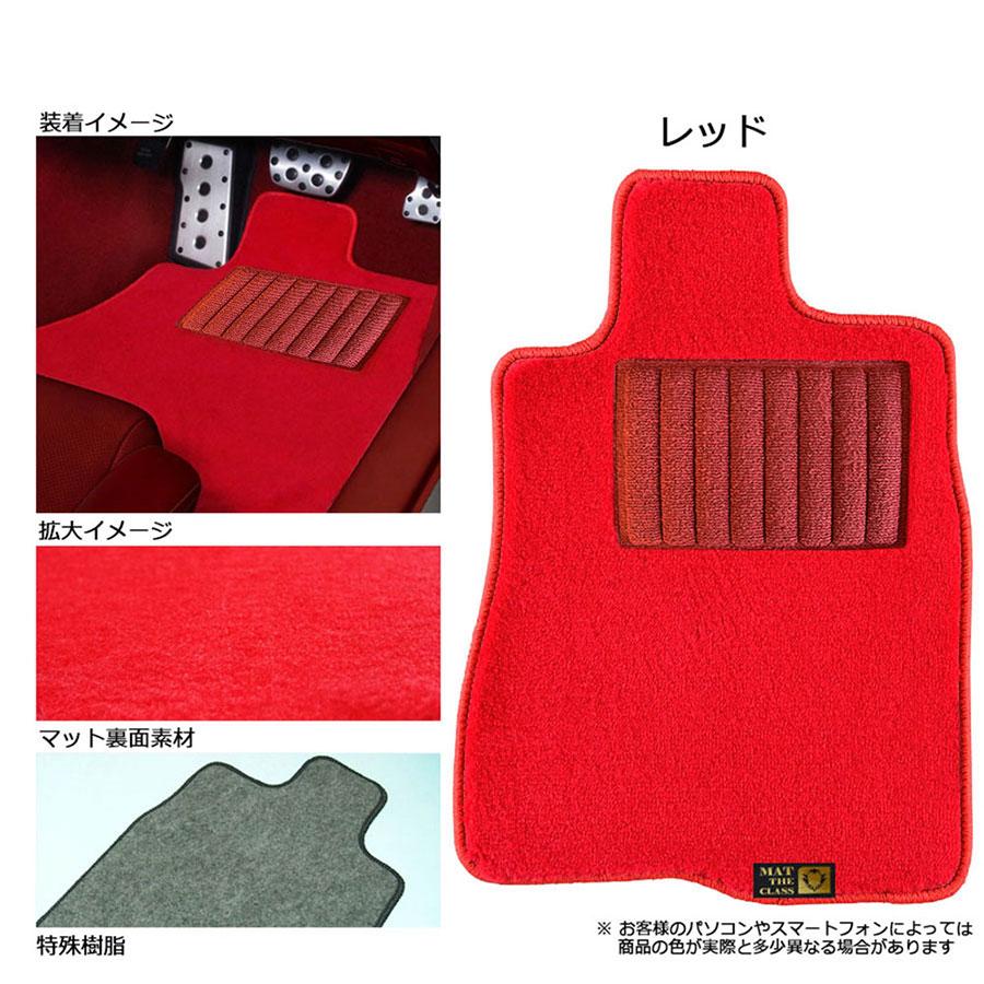 ミニクーパー R56/MF16 赤無地 フロアマット カーマット 日本産 新品